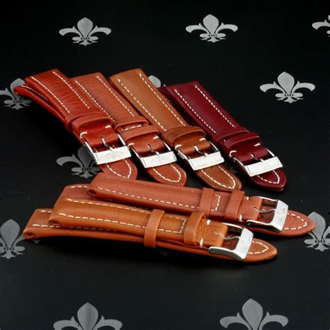 breitling 20mm leather strap|genuine Breitling leather watch strap.